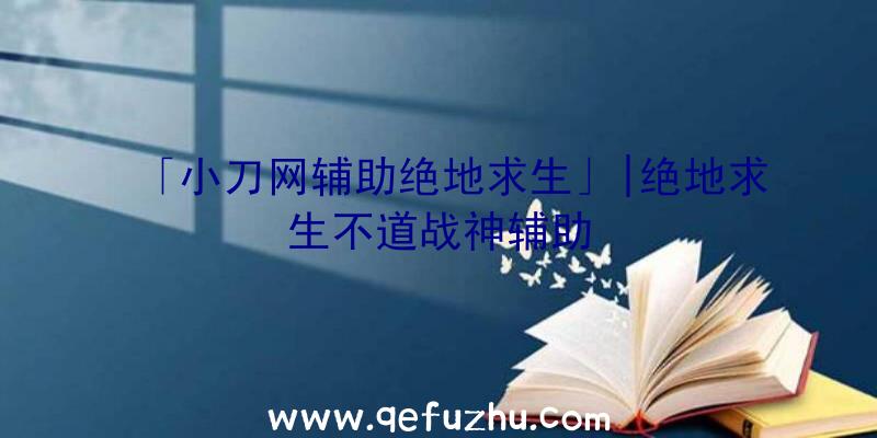 「小刀网辅助绝地求生」|绝地求生不道战神辅助